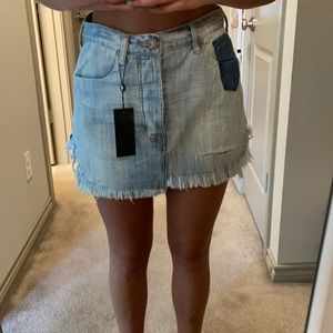 OneTeaspoon Mini Denim Skirt
